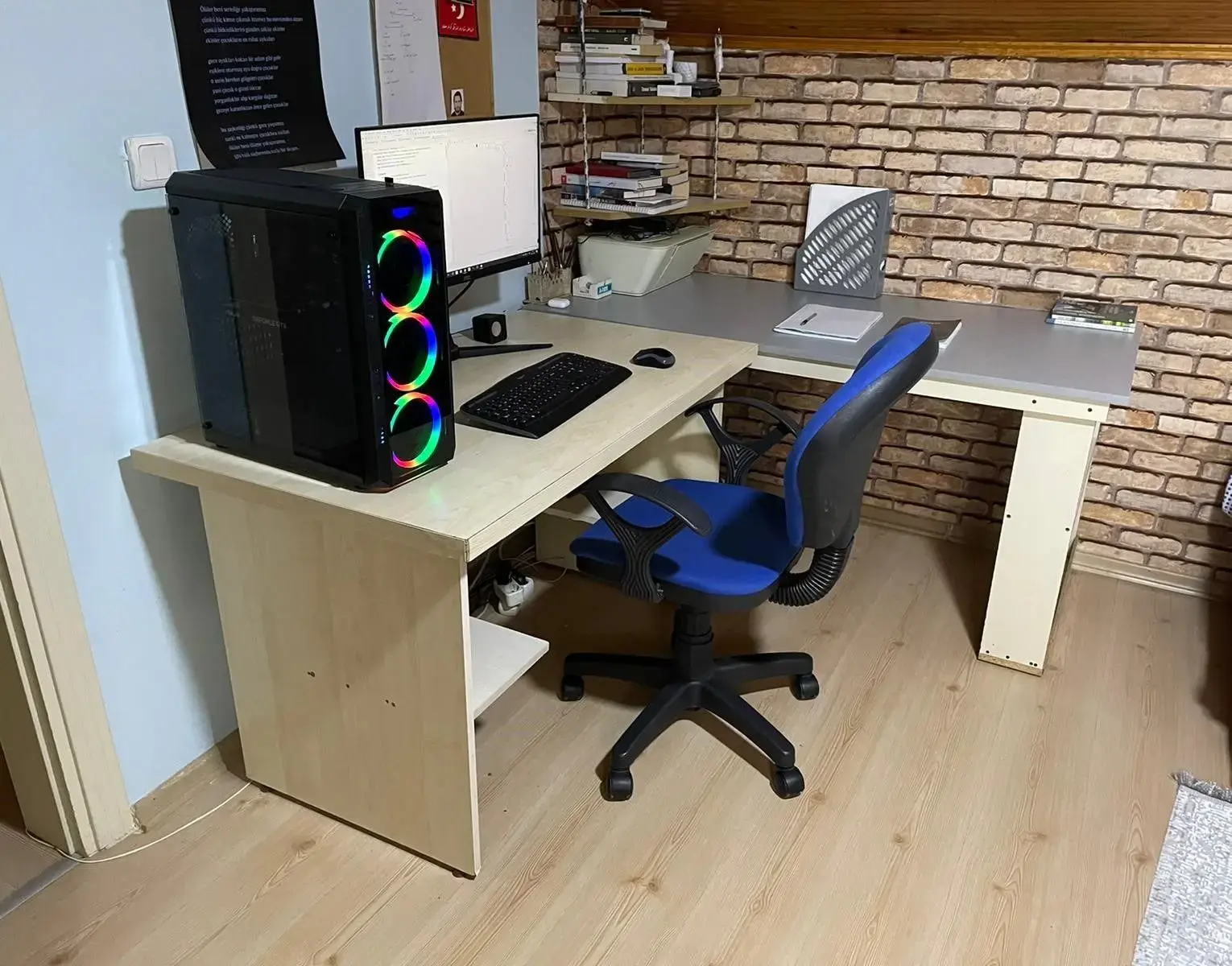 How do you use your desk? 