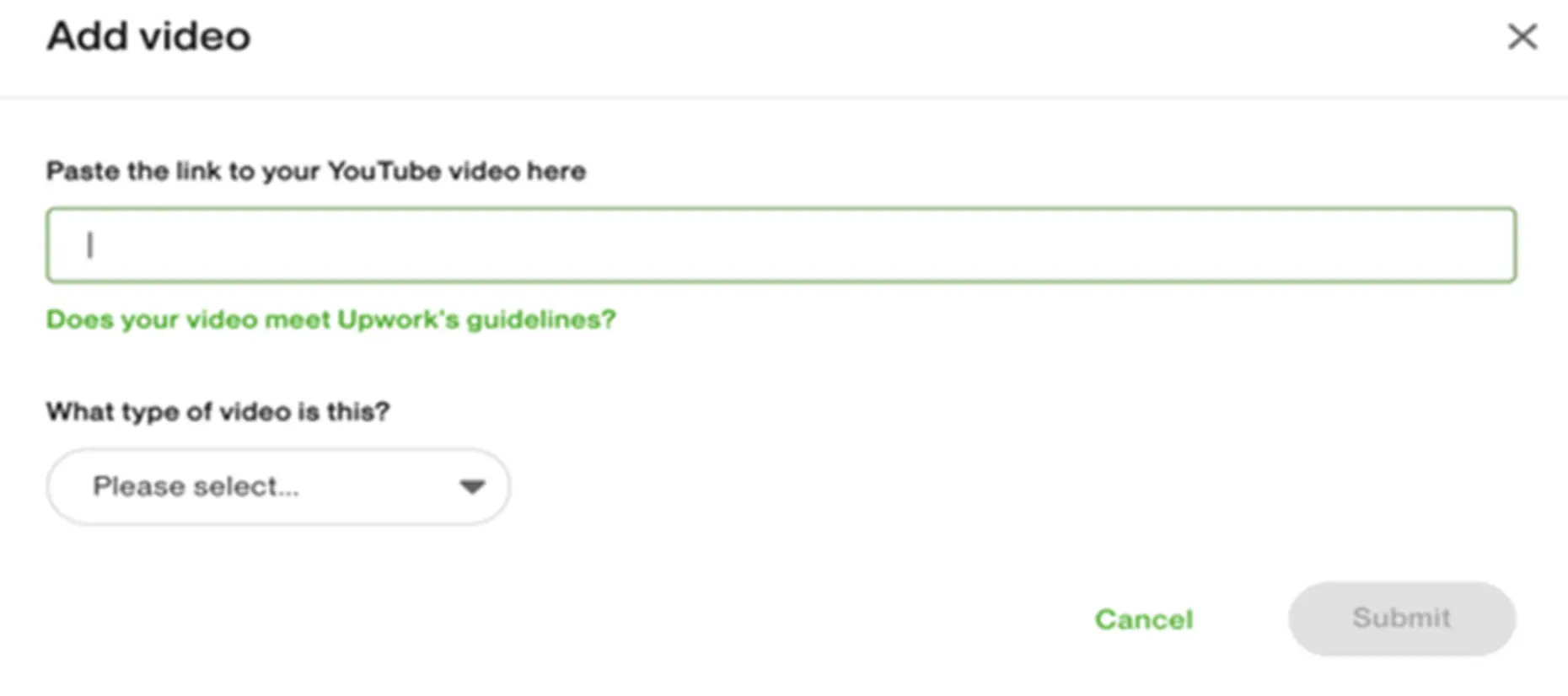 Upload your video